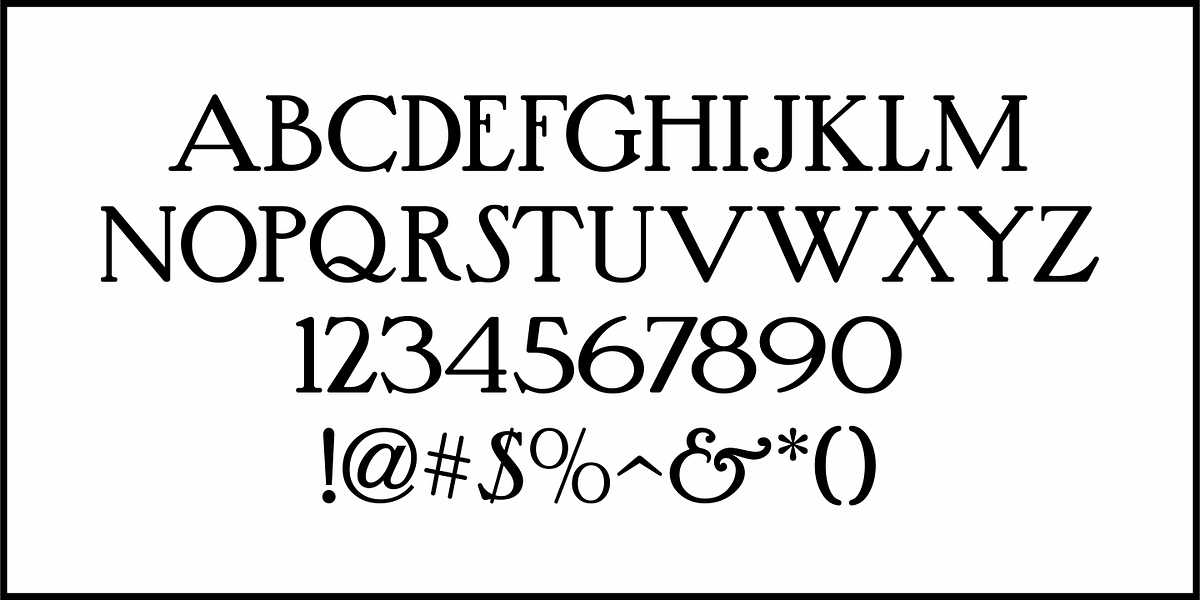 Roman Nouveau JNL, a Serif Font by Jeff Levine Fonts (Photo 3 of 5)
