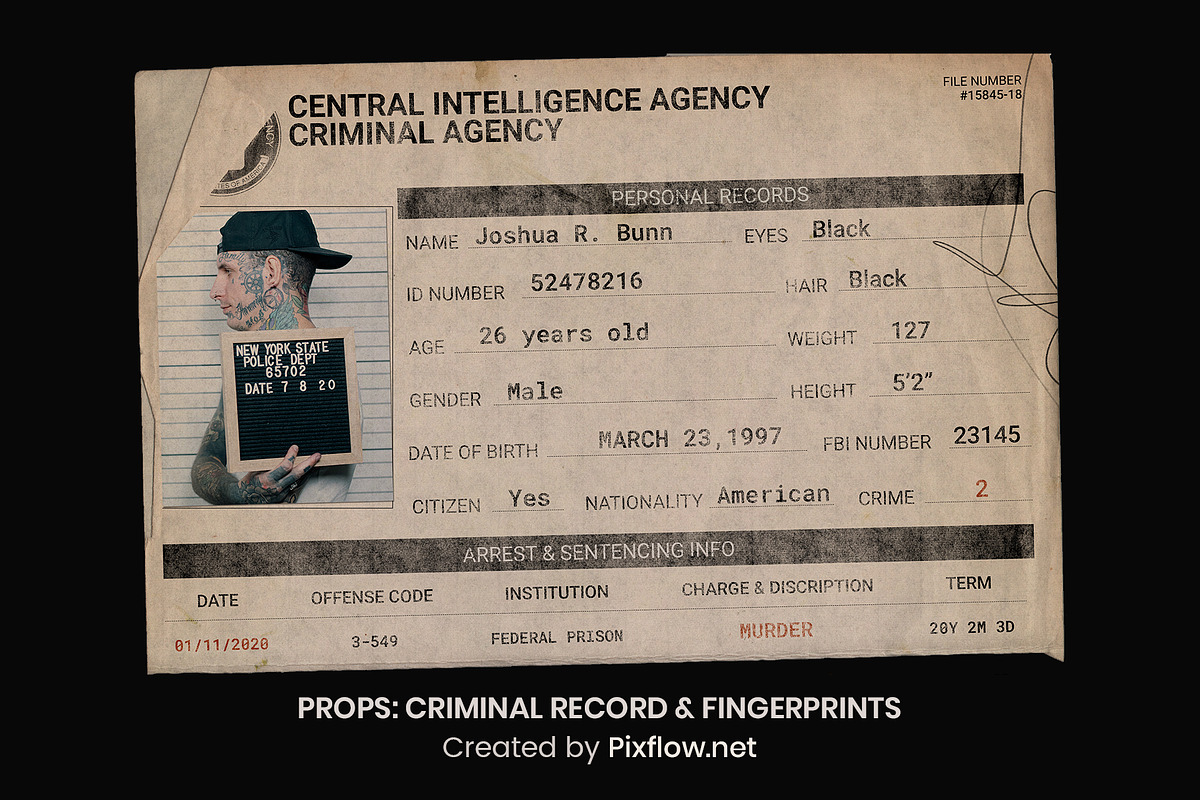 Criminal Record & Fingerprints, a Graphic by Pixflow (Photo 3 of 9)