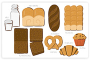69 Bread Elements, an Object Graphic by monkik (Thumbnail 7 of 14)