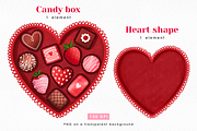 Valentines day clipart, red love art, an Illustration by Harmony Draws (Thumbnail 5 of 7)