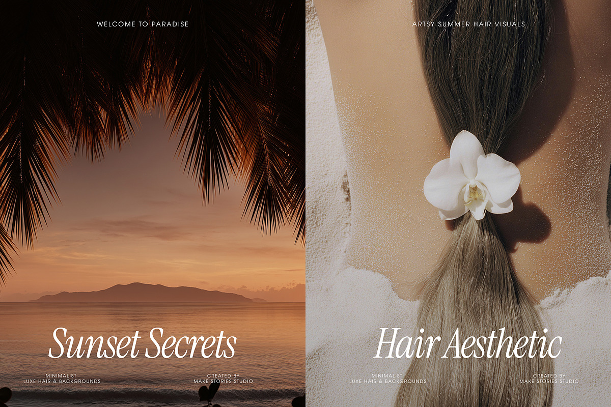 Summer Hair + Calm Beach Images, a Beauty & Fashion Photo by Make Stories Studio (Photo 2 of 7)