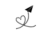 Paper Airplane Heart SVG Bundle, an Illustration by jahid234 (Thumbnail 12 of 31)