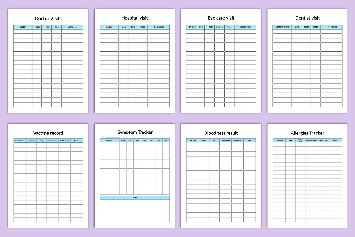 2026 Medical Binder, a Stationery Template by Designmela01 (Photo 2 of 6)