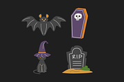 Halloween Party Vector Illustration, a Seasonal Illustration by Spesifikstd (Thumbnail 3 of 7)