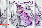 Fashion Sketch Photoshop Action, an Action Add-On by GorynArt (Thumbnail 1 of 24)