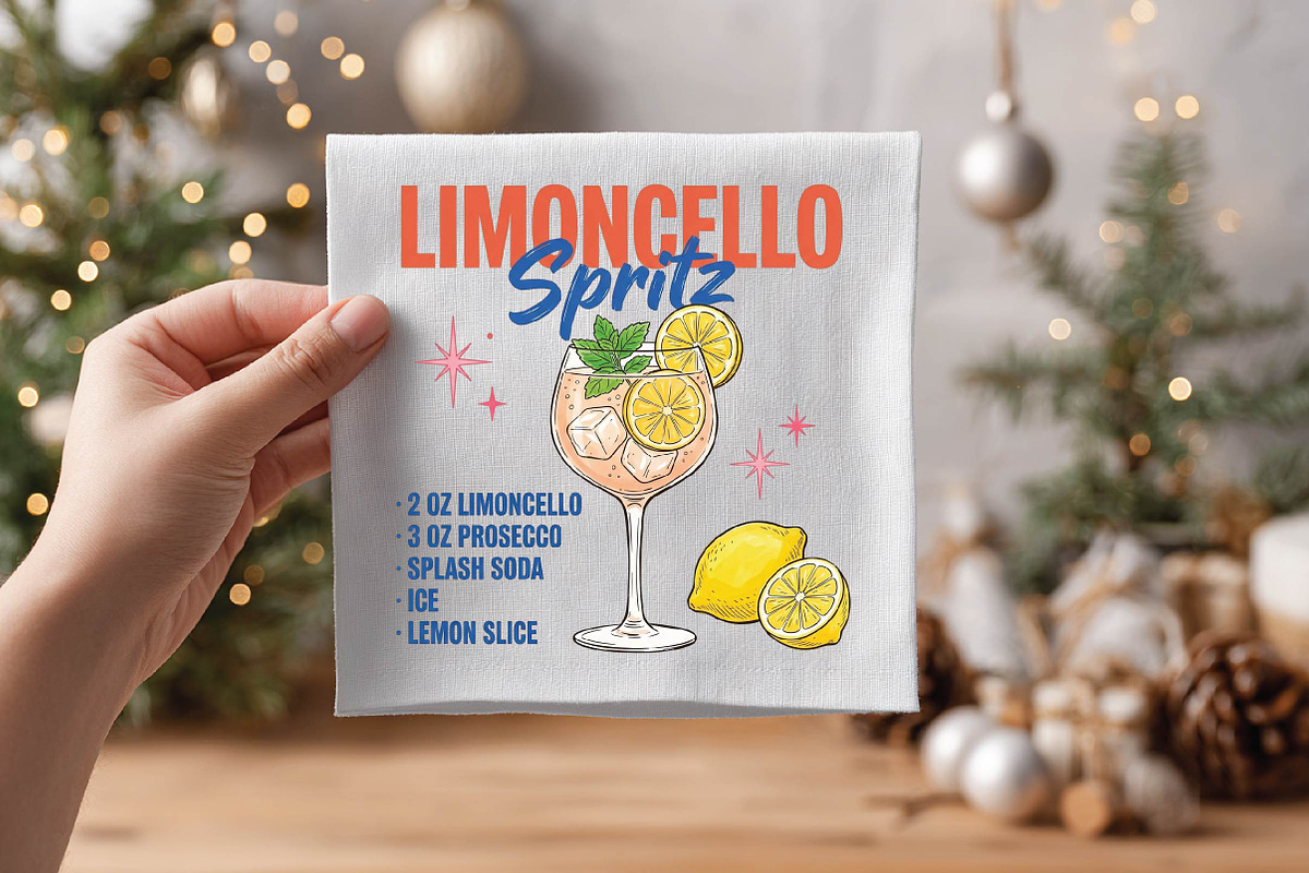 Summer Limon Cocktail Hand Drawn PNG, an Illustration by DreamPrint404 (Photo 2 of 6)