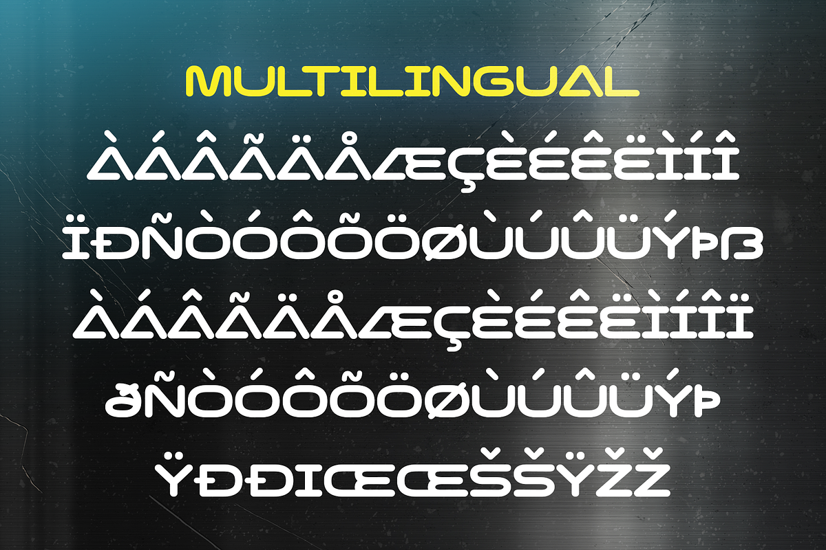 Kxon - Simplistic Futuristic Font, a Sans Serif Font by Drizy (Photo 4 of 9)