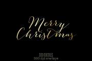 Gold Christmas Photoshop Overlays, a Graphic by Jodi Van der Kruik (Thumbnail 2 of 4)