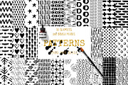 30 Seamless Ink Marks Patterns, a Pattern Graphic by 5August Art (Thumbnail 1 of 5)