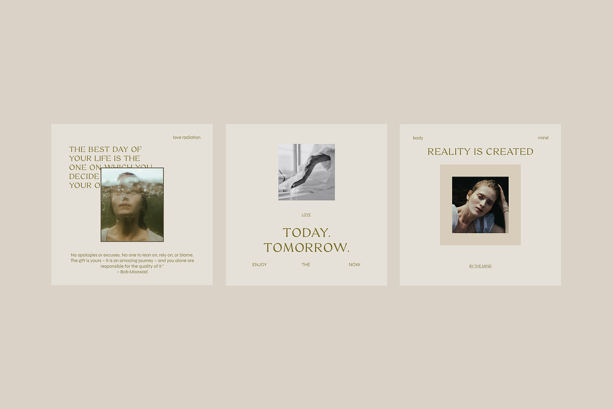 CANVA PS Instagram Templates Posts, a Social Media Template by Love Radiation Studio (Photo 6 of 16)