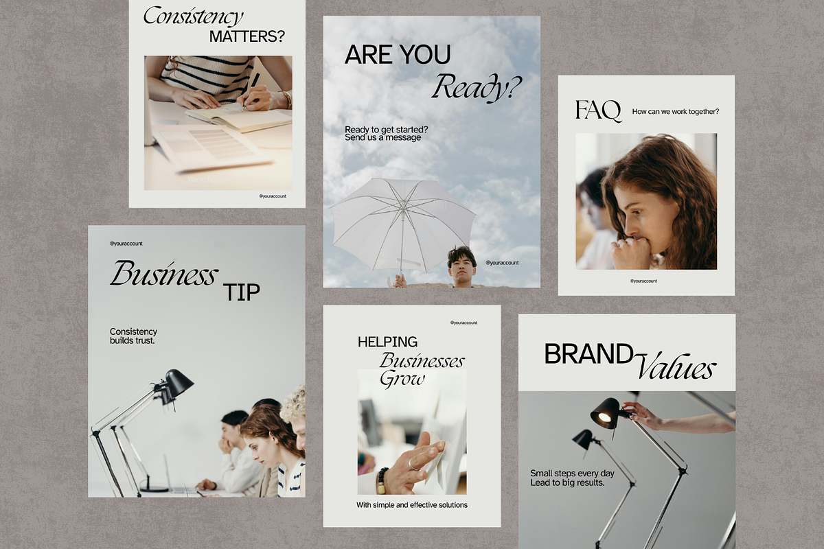 Small Business Instagram Templates, a Social Media Template by ShowUp! Studio (Photo 4 of 12)