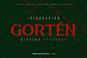 Gorten | Display Typeface, a Serif Font by Brew & Butcher Studio (Thumbnail 1 of 10)