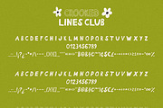 Crooked Lines Club Font, a Handwritten Font by AnnArt (Thumbnail 11 of 12)