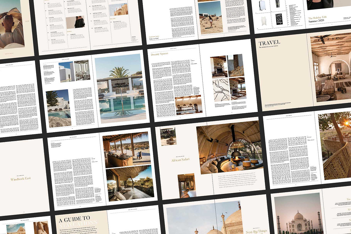 AURORA / Lifestyle Magazine Template, a Magazine Template by Circular (Photo 3 of 10)