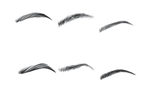 Eyebrows Set 3 Procreate Brush Stamp