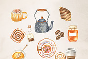 Autumn Moments Watercolor Collection, a Seasonal Illustration by ViolettaKh (Thumbnail 5 of 8)