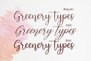 Greenery Types, a Script Font by iyhulmonsta (Thumbnail 6 of 9)