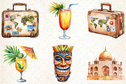 Adventure Around the World Clipart, an Illustration by Rose Art (Thumbnail 2 of 7)