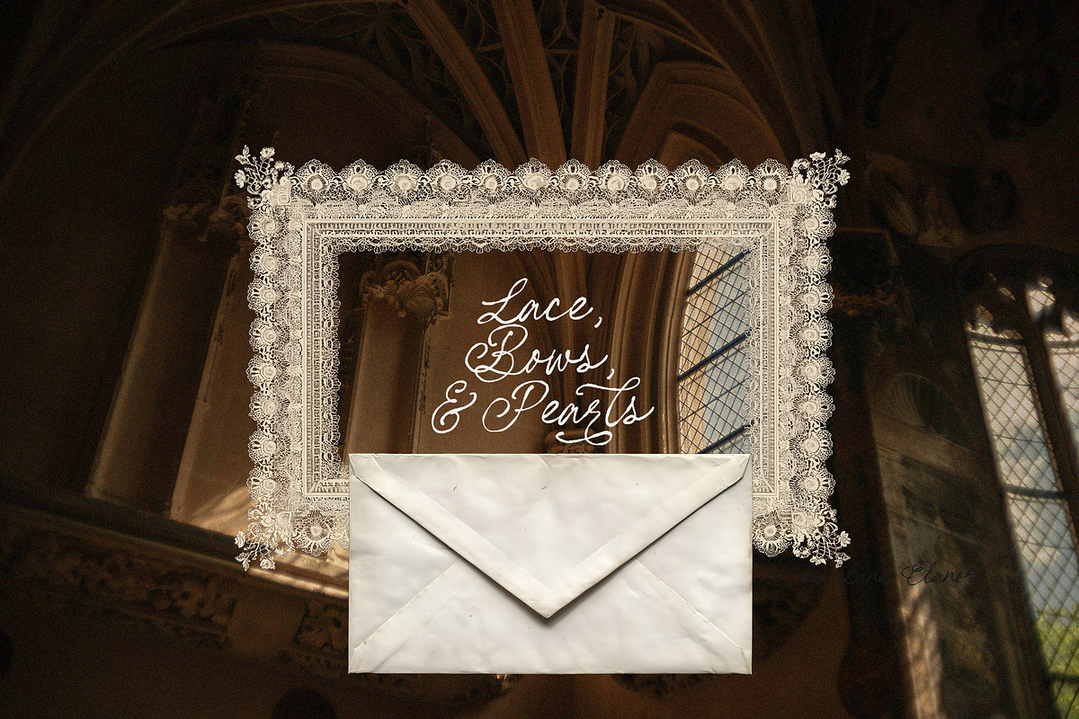 Vintage Lace, Bows & Pearls, an Object Graphic by Lana Elanor (Photo 11 of 12)