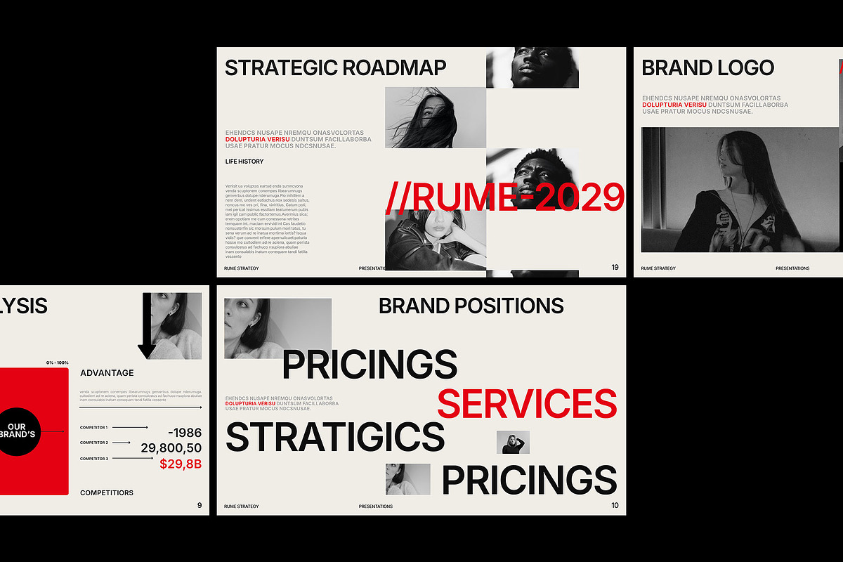 RUME | Brand Strategy Deck, a Presentation Template by Templeste (Photo 4 of 7)