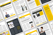 Newsletter Template | Canva, a Brochure Template by ArtisticLand (Thumbnail 2 of 8)