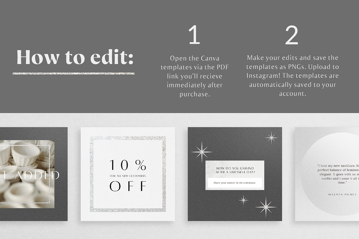 Small Business Instagram Templates, a Social Media Template by Galaxybomb (Photo 7 of 10)