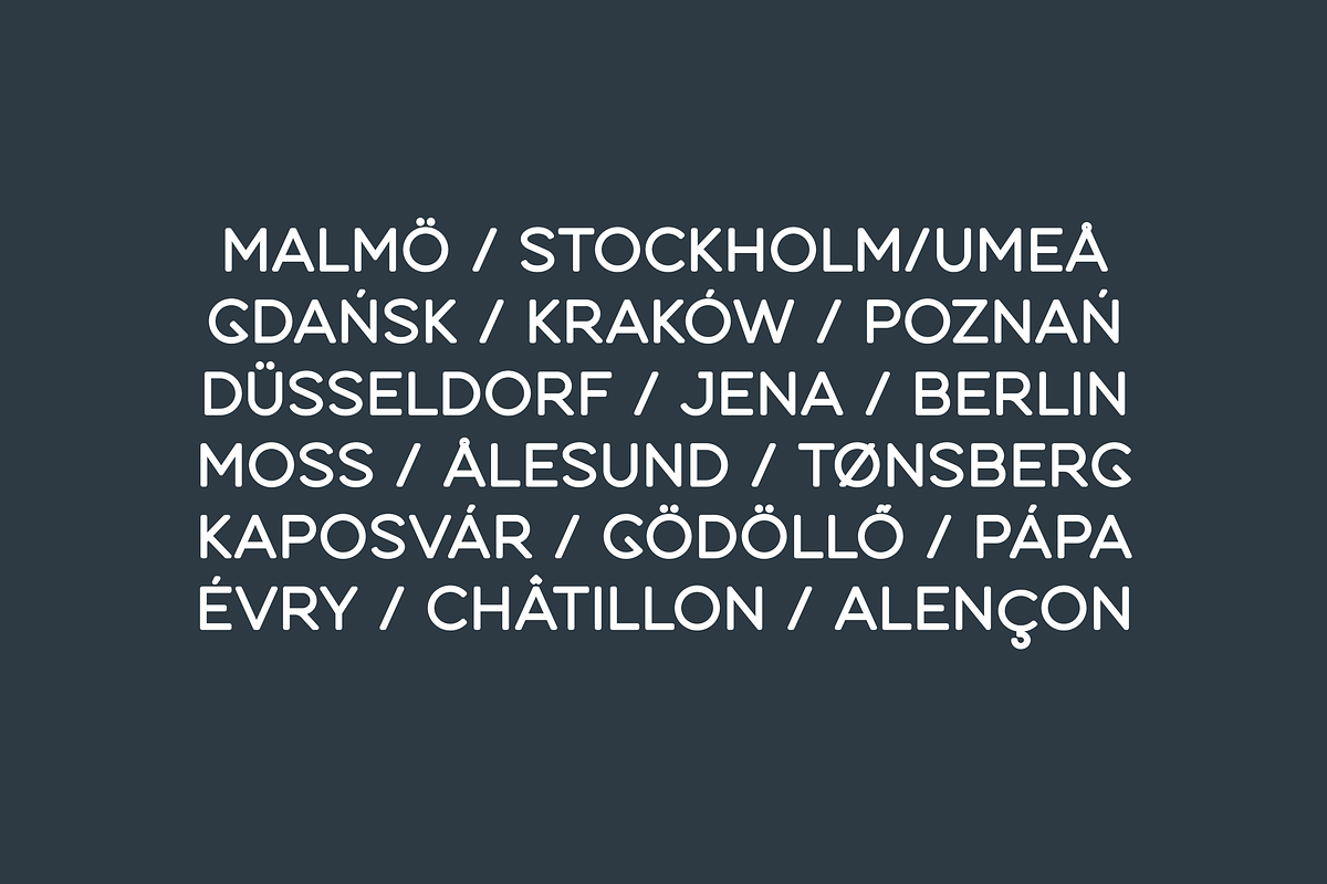 Espial typeface - 36 fonts, a Sans Serif Font by VP Fonts (Photo 19 of 22)