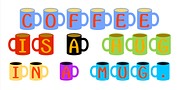 CoffeeMug, a Symbol Font by Ingrimayne Type (Thumbnail 5 of 5)