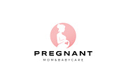 Pregnant icon template illustration, a Branding & Logo Template by Dyn Studio (Thumbnail 1 of 2)