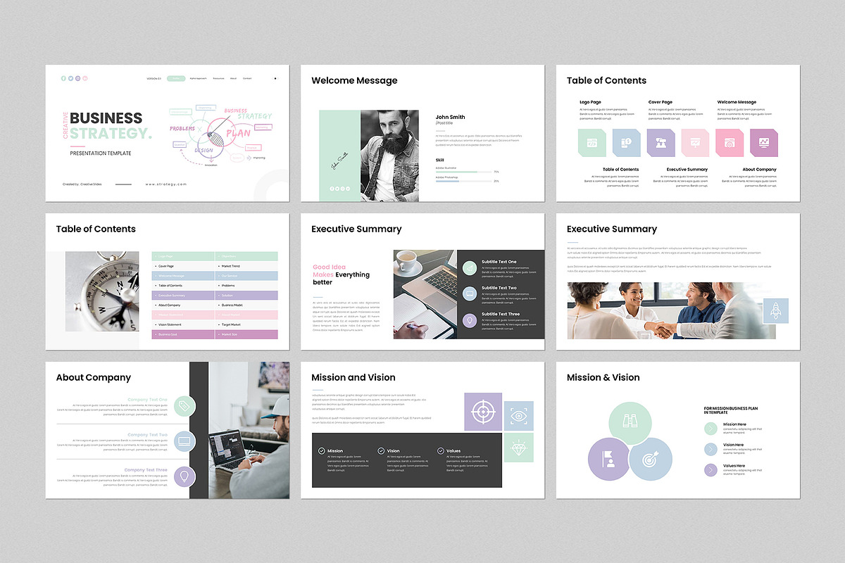 Business Strategy Presentation, a Presentation Template by CreativeSlides (Photo 5 of 13)