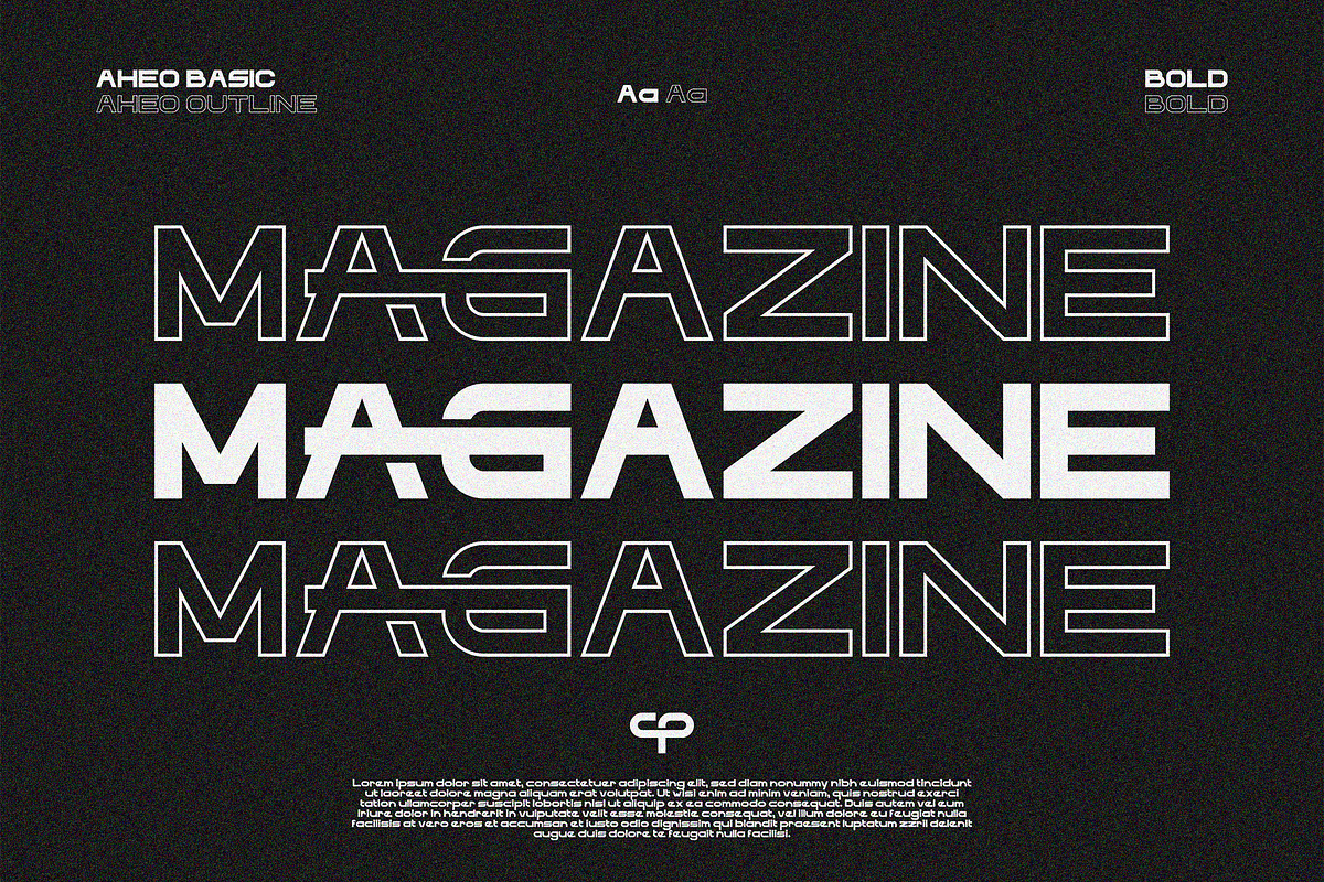 AHEO Modern Sans Wide, a Sans Serif Font by Boril Std (Photo 4 of 10)