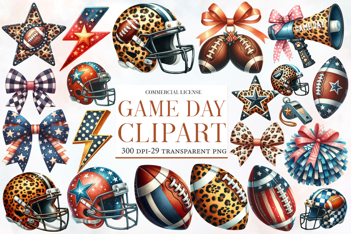 Game Day png Sublimation Clipart, an Illustration by Designworld (Photo 1 of 5)