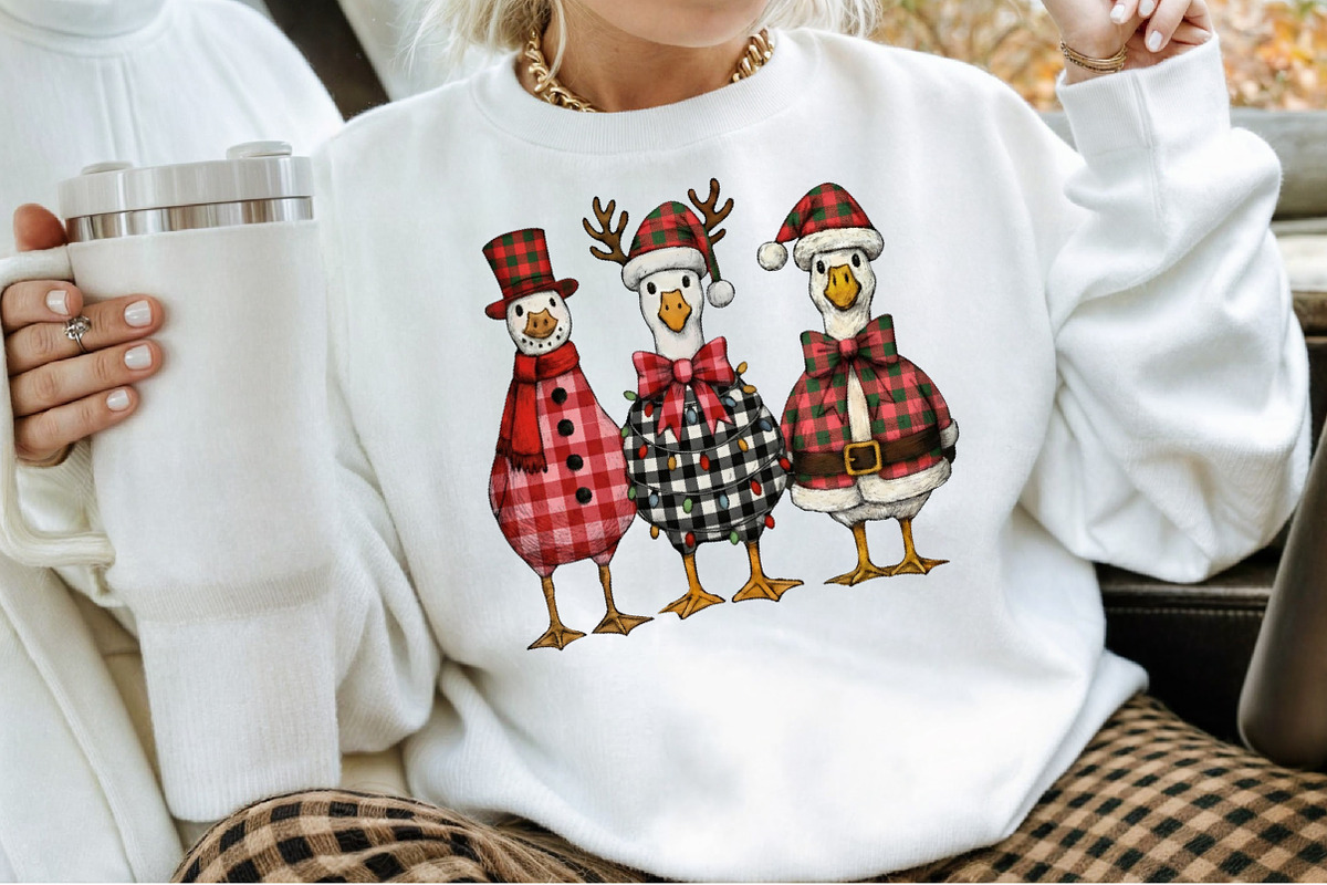 Funny Christmas Goose Png Christmas, an Illustration by Sublimation Artist (Photo 2 of 9)