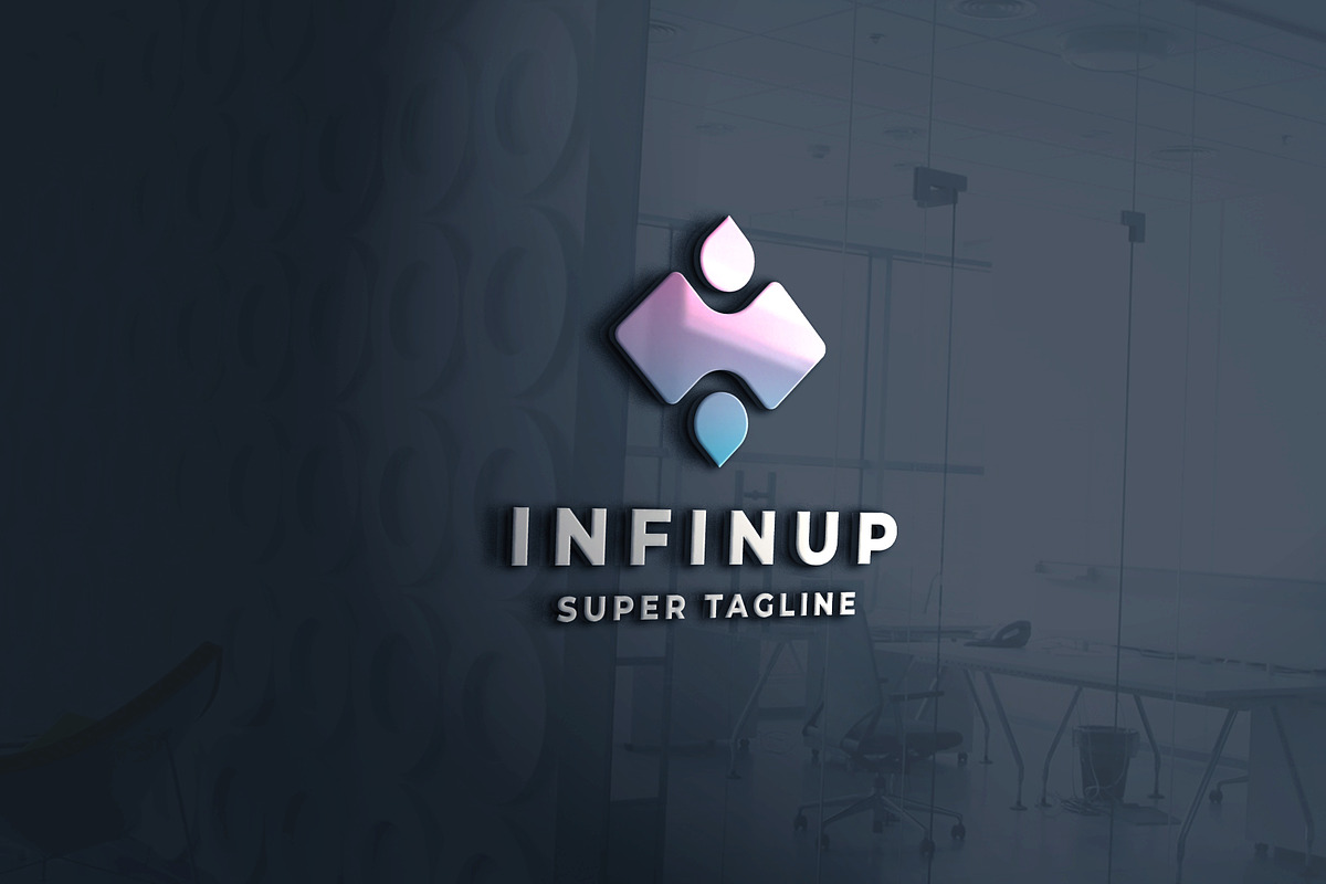 Infinity M Drops Logo, a Branding & Logo Template by Design_Planet (Photo 2 of 2)