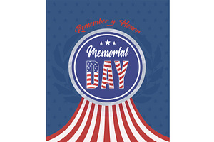 memorial day honor, an Object Illustration by studiogstock