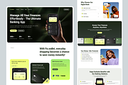 Digital Banking Landing Page Website, an UI Kit Template by Ahmed Rubel (Thumbnail 2 of 3)