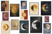 Celestial Patterns and Art Prints, a Pattern Graphic by Ninterints (Thumbnail 6 of 19)