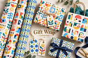 Ethnic Floral & Geometric Ornaments, a Decorative Illustration by Anna Studio (Thumbnail 4 of 12)