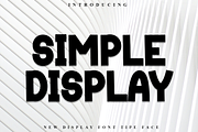 Simple Display, a Script Font by InermediaSTUDIO (Thumbnail 1 of 8)