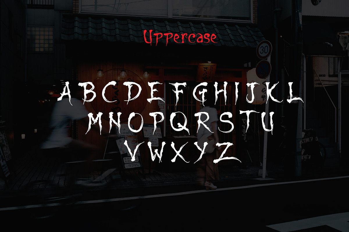 Shinigami font preview 2