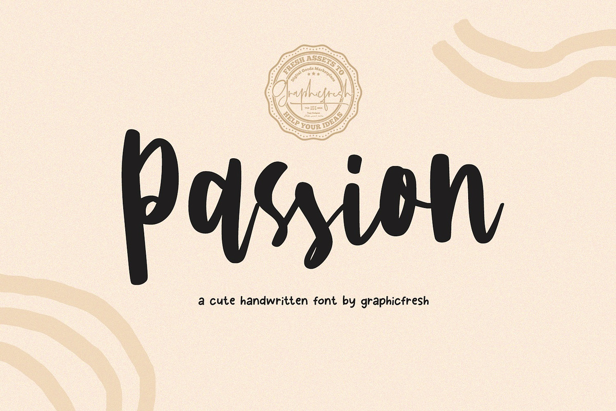 Passion - A Cute Handwritting Font preview 8