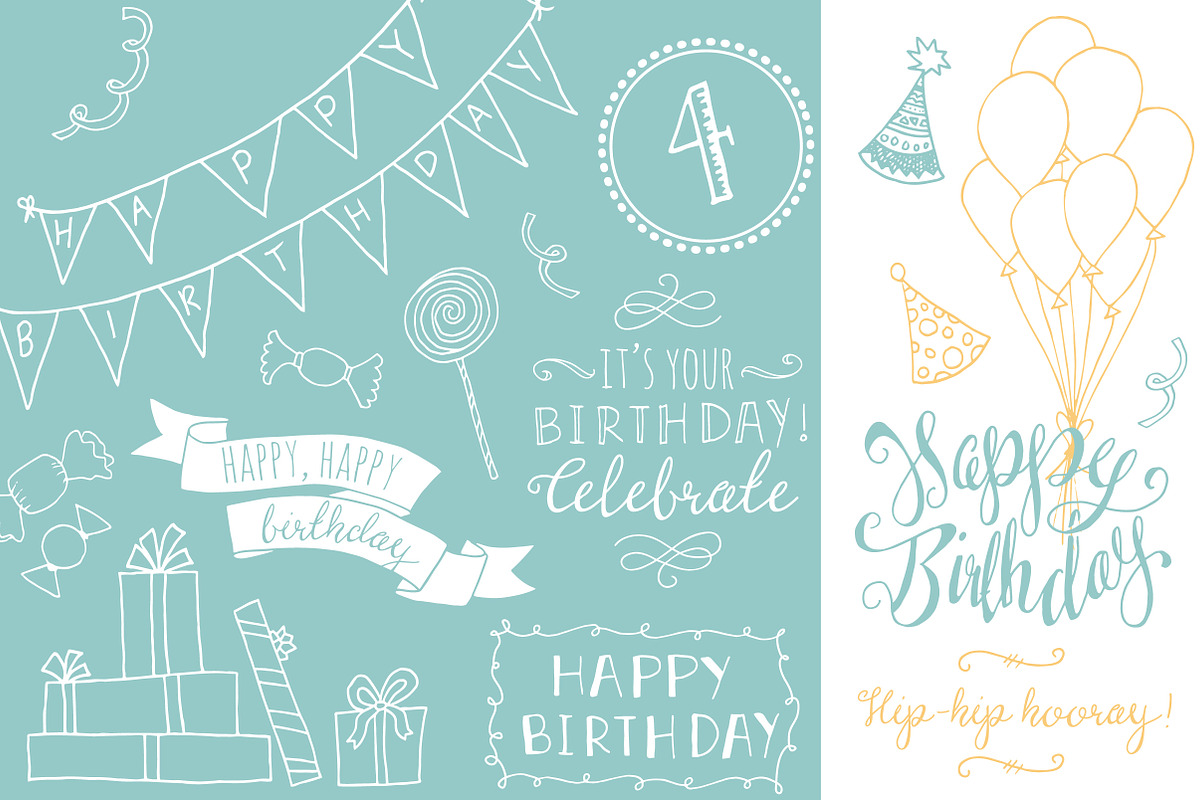 Birthday Photoshop Overlays preview 8