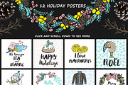 Christmas Doodles collection, a Decorative Illustration by Kseniya_design (Thumbnail 4 of 6)