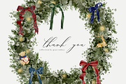 Christmas holiday graphics bows, an Object Graphic by Grace Noboa Illustrations (Thumbnail 15 of 15)