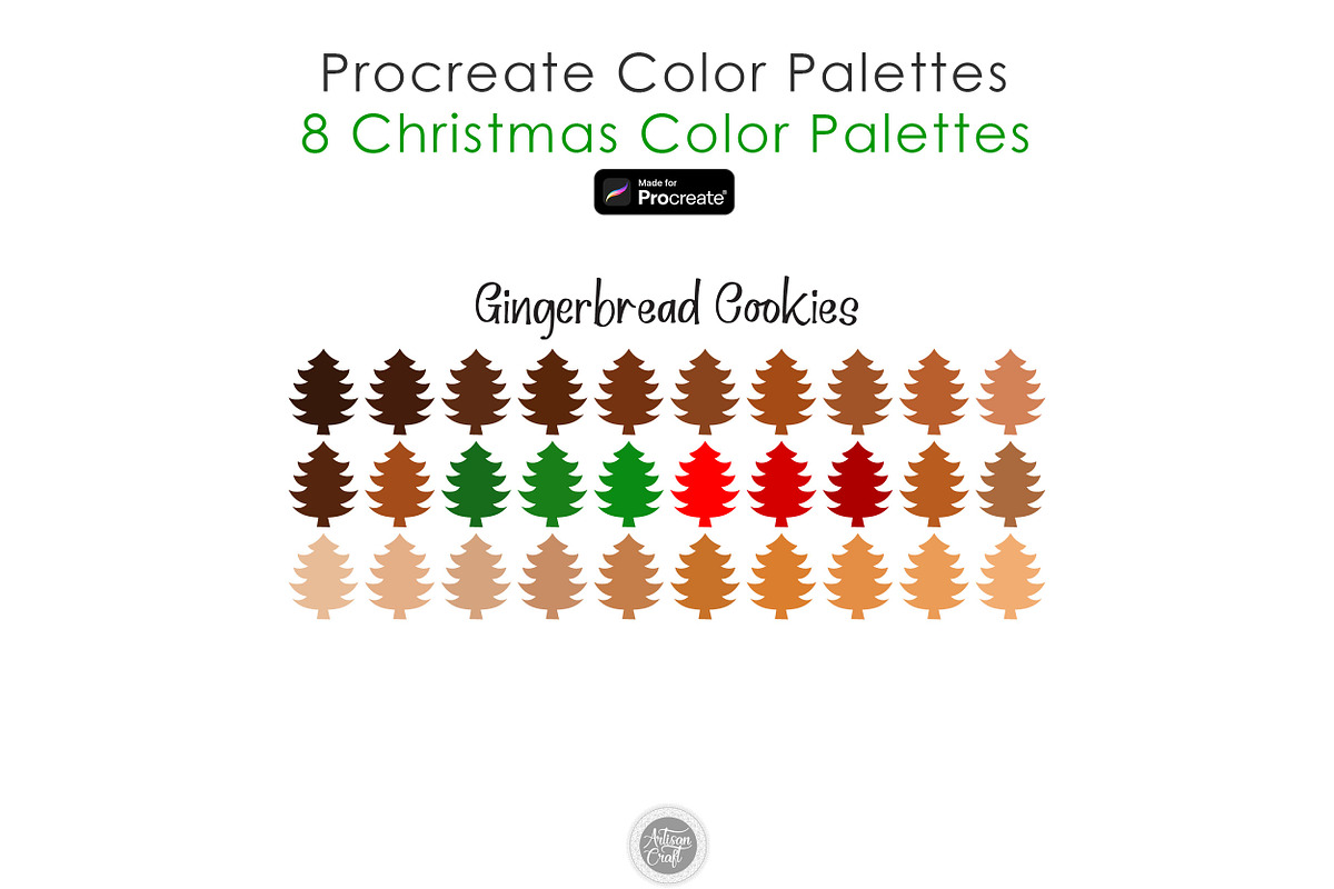 Procreate swatches for Christmas, a Palette Add-On by Artisan Craft (Photo 9 of 9)