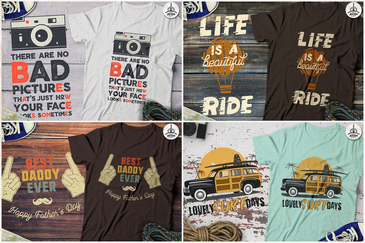 Graphic TShirt Designs Bundle Part 2, an Object Graphic by JeksonGraphics (Photo 5 of 10)