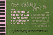 The Voices Inside Funny Font DUO, a Handwritten Font by AnMark (Thumbnail 9 of 11)