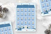 Christmas Advent Calendar Design, a Poster Template by BrandPacks (Thumbnail 1 of 5)
