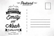 Save the Date Invitation Postcard, an Invitation Template by Graphic Boutique (Thumbnail 2 of 3)
