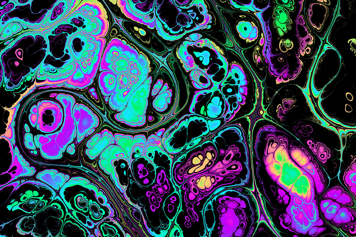 Acid psychedelic textures 50 Pack, a Texture Graphic by tkdesign (Photo 36 of 50)